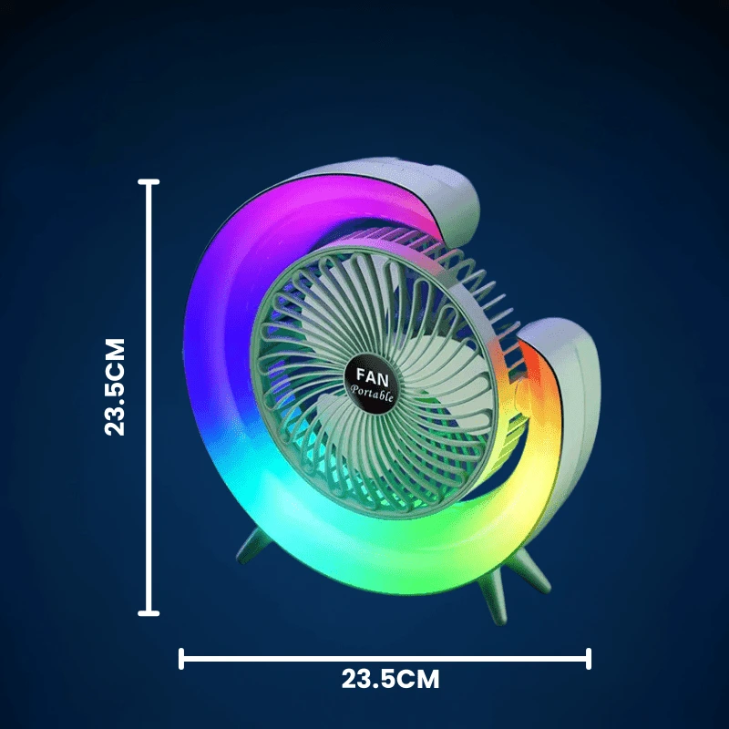 VENTILATOR PORTABIL RGB 7