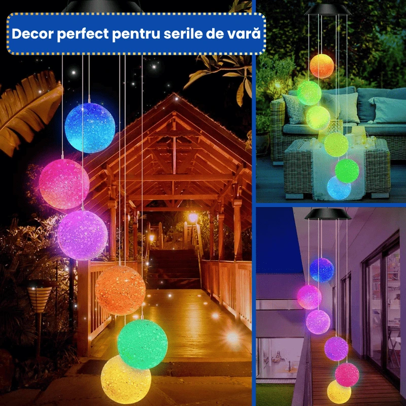 LAMPA SOLARA GLOBURI LED 5