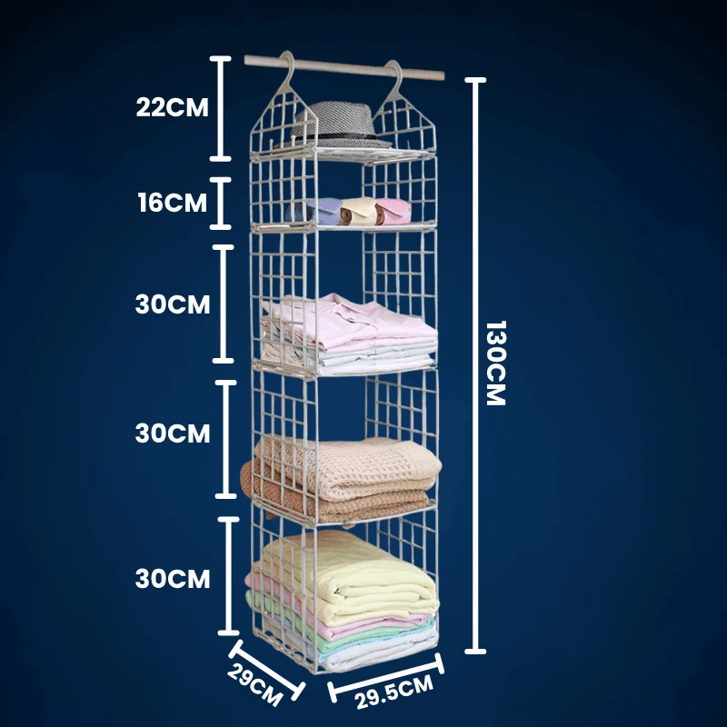 ORGANIZATOR PLIABIL 5 RAFTURI 7