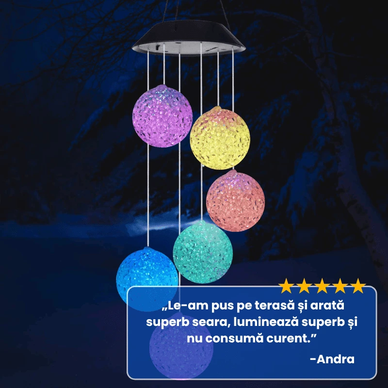 LAMPA SOLARA GLOBURI LED 6