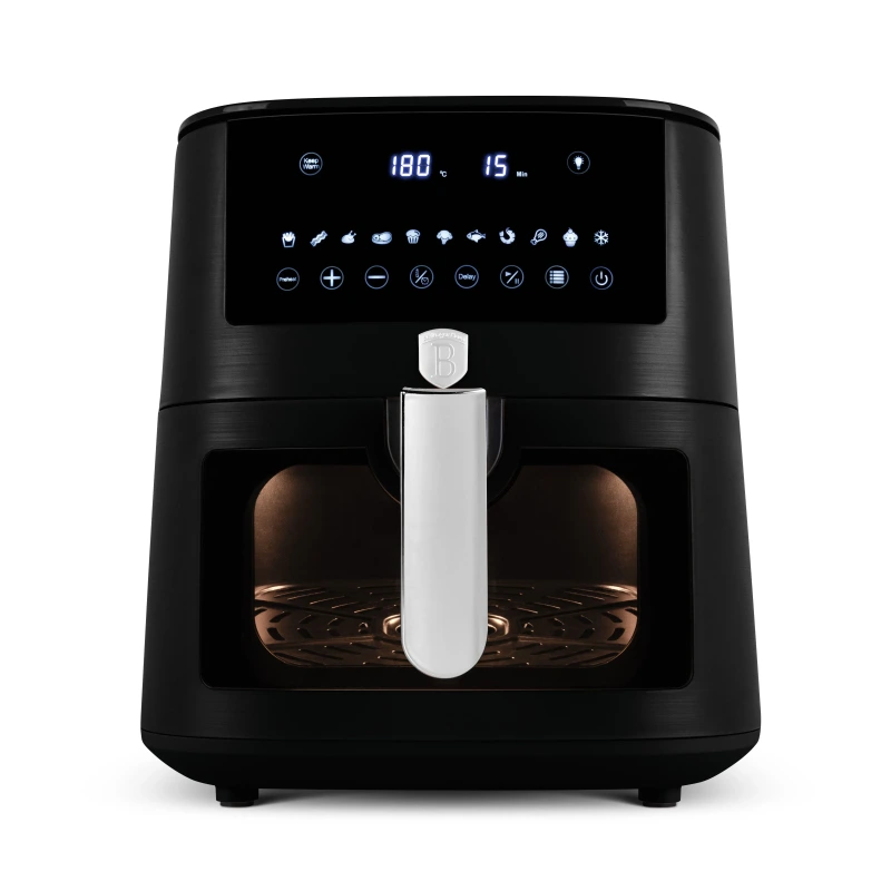 AIRFRYER CU ECRAN DIGITAL SI FEREASTRA VIZIBILA (8 L), NEGRU MAT BH/9605 1
