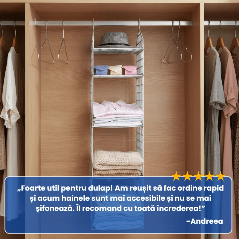 ORGANIZATOR PLIABIL 5 RAFTURI 6