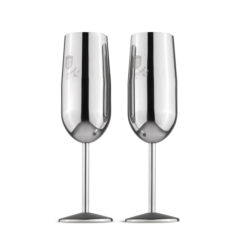 SET 2 PAHARE DE SAMPANIE, INOX BH/8665 1