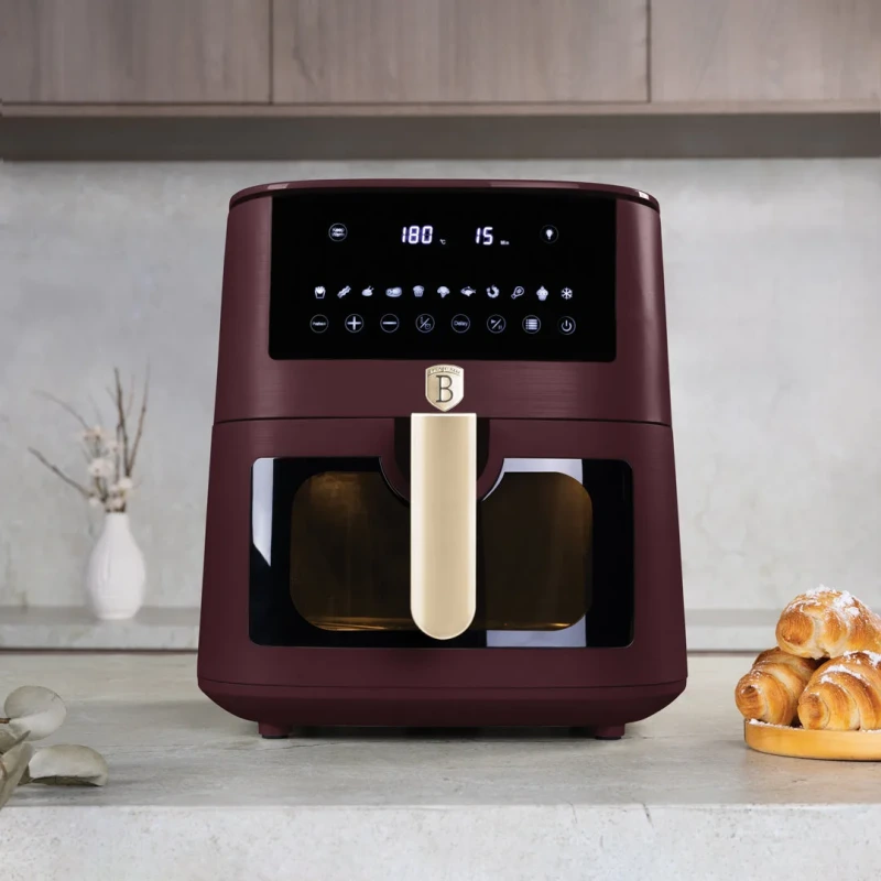 AIRFRYER CU ECRAN DIGITAL SI FEREASTRA VIZIBILA (8 L), ANTRACIT BH/9609 4