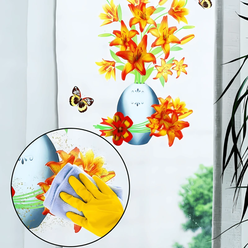 AUTOCOLANT 3D FLORI 6