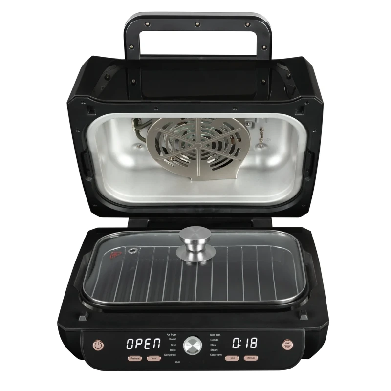 AIR GRILL CU FEREASTRA VIZIBILA 12 IN 1 BH/9668 3