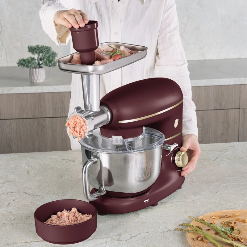 MIXER MULTIFUNCTIONAL 4 IN 1 CU BOL DIN INOX (5,5 L), BORDEAUX BH/9531 2
