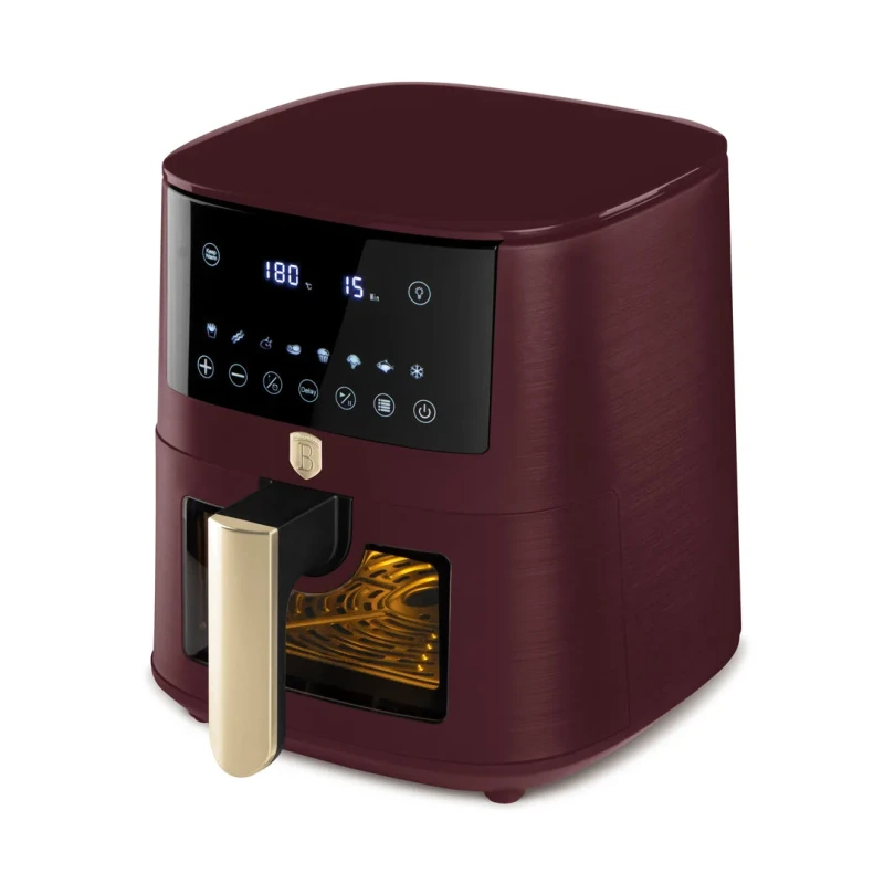 AIRFRYER CU ECRAN DIGITAL SI FEREASTRA VIZIBILA (8 L), BORDEAUX BH/9606 2