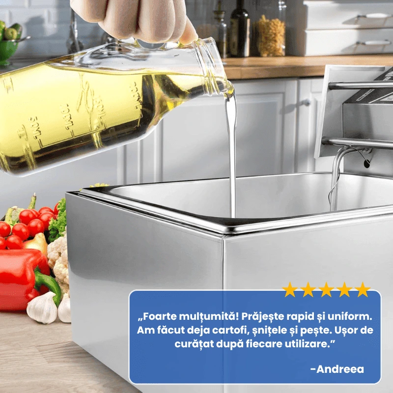 FRITEUZA INOX CU COS 6