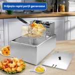 FRITEUZA INOX CU COS 5