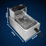 FRITEUZA INOX CU COS 7