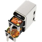 AIRFRYER CU DOUA COSURI SI FEREASTRA VIZIBILA (11 L), CREM BH/9803 5
