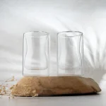 SET 2 PAHARE DIN STICLA CU PERETE DUBLU (270 ML) BH/8881 3